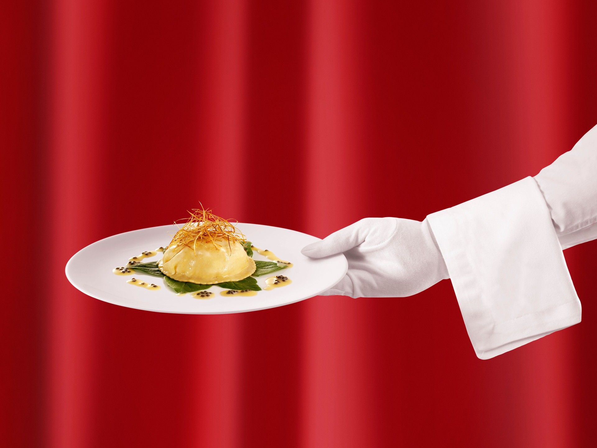 Serving gourmet foie gras